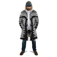 Japanese Indigenous Cloak Jomon Tribal Inspired White