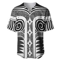Japanese Indigenous Baseball Jersey Jomon Tribal Inspired Black