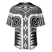 Japanese Indigenous Baseball Jersey Jomon Tribal Inspired Black