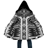Japanese Indigenous Cloak Jomon Tribal Inspired Black