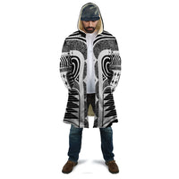 Japanese Indigenous Cloak Jomon Tribal Inspired Black