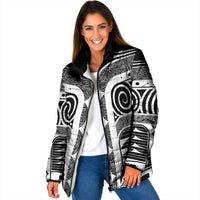 Japanese Indigenous Padded Jacket Jomon Tribal Inspired Black