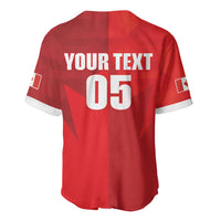 Custom Canada Football 2026 Baseball Jersey Les Rouges Making History