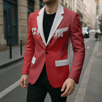 Custom Canada Football 2026 Blazer Les Rouges Making History