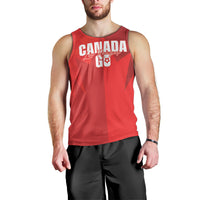 Custom Canada Football 2026 Men Tank Top Les Rouges Making History