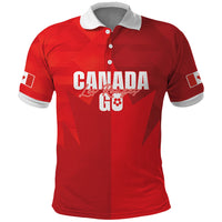 Custom Canada Football 2026 Polo Shirt Les Rouges Making History