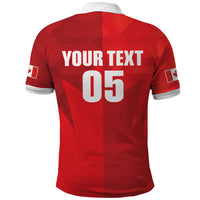 Custom Canada Football 2026 Polo Shirt Les Rouges Making History