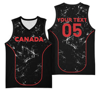Custom Canada Football 2026 Basketball Jersey Go Les Rouges