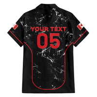 Custom Canada Football 2026 Hawaiian Shirt Go Les Rouges
