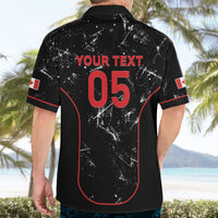 Custom Canada Football 2026 Hawaiian Shirt Go Les Rouges