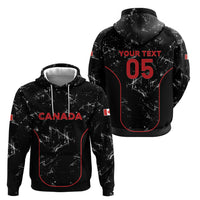 Custom Canada Football 2026 Hoodie Go Les Rouges