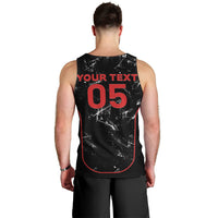 Custom Canada Football 2026 Men Tank Top Go Les Rouges
