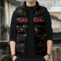 Custom Canada Football 2026 Sleeveless Puffer Jacket Go Les Rouges