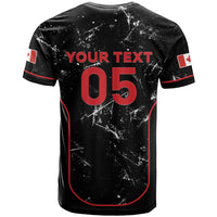 Custom Canada Football 2026 T Shirt Go Les Rouges