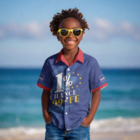 Custom Cape Verde Football Kid Hawaiian Shirt Blue Sharks Still Undefeated