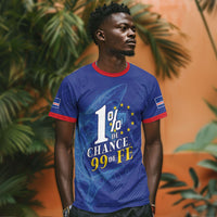 Custom Cape Verde Football T shirt Blue Sharks Still Undefeated