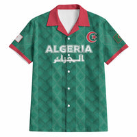 Custom Algeria Football 2026 Hawaiian Shirt Algerian Geometric Patterns