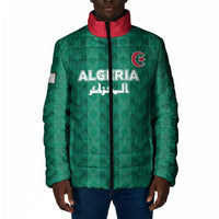 Custom Algeria Football 2026 Padded Jacket Algerian Geometric Patterns