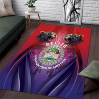 Belize 44th Independence Anniversary Area Rug Stronger Together Rising Forever - Wonder Print Shop