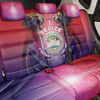 Belize 44th Independence Anniversary Back Car Seat Cover Stronger Together Rising Forever - Wonder Print Shop