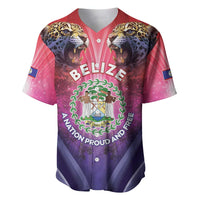 Belize 44th Independence Anniversary Baseball Jersey Stronger Together Rising Forever - Wonder Print Shop