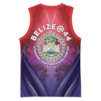 Belize 44th Independence Anniversary Basketball Jersey Stronger Together Rising Forever - Wonder Print Shop
