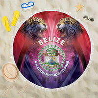 Belize 44th Independence Anniversary Beach Blanket Stronger Together Rising Forever - Wonder Print Shop