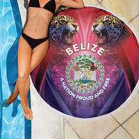 Belize 44th Independence Anniversary Beach Blanket Stronger Together Rising Forever - Wonder Print Shop