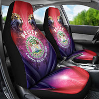 Belize 44th Independence Anniversary Car Seat Cover Stronger Together Rising Forever - Wonder Print Shop
