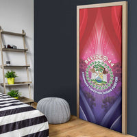 Belize 44th Independence Anniversary Door Cover Stronger Together Rising Forever - Wonder Print Shop