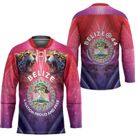 Belize 44th Independence Anniversary Hockey Jersey Stronger Together Rising Forever - Wonder Print Shop