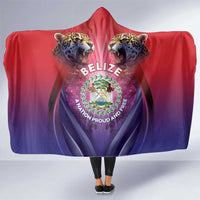 Belize 44th Independence Anniversary Hooded Blanket Stronger Together Rising Forever - Wonder Print Shop