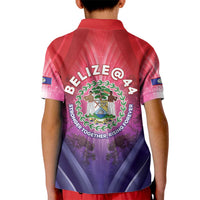 Belize 44th Independence Anniversary Kid Polo Shirt Stronger Together Rising Forever - Wonder Print Shop