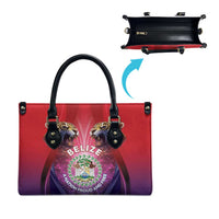 Belize 44th Independence Anniversary Leather Bag Stronger Together Rising Forever - Wonder Print Shop