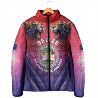 Belize 44th Independence Anniversary Padded Jacket Stronger Together Rising Forever - Wonder Print Shop