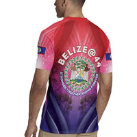 Belize 44th Independence Anniversary Rugby Jersey Stronger Together Rising Forever - Wonder Print Shop