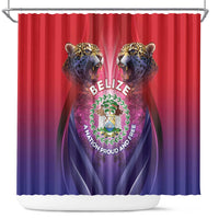 Belize 44th Independence Anniversary Shower Curtain Stronger Together Rising Forever - Wonder Print Shop