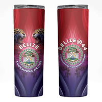 Belize 44th Independence Anniversary Skinny Tumbler Stronger Together Rising Forever - Wonder Print Shop