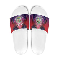 Belize 44th Independence Anniversary Slide Sandals Stronger Together Rising Forever - Wonder Print Shop