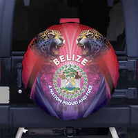 Belize 44th Independence Anniversary Spare Tire Cover Stronger Together Rising Forever - Wonder Print Shop