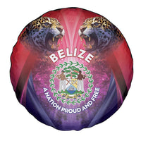 Belize 44th Independence Anniversary Spare Tire Cover Stronger Together Rising Forever - Wonder Print Shop