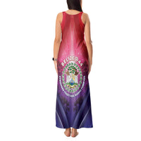 Belize 44th Independence Anniversary Tank Maxi Dress Stronger Together Rising Forever - Wonder Print Shop