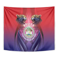 Belize 44th Independence Anniversary Tapestry Stronger Together Rising Forever - Wonder Print Shop