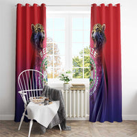 Belize 44th Independence Anniversary Window Curtain Stronger Together Rising Forever - Wonder Print Shop