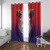Belize 44th Independence Anniversary Window Curtain Stronger Together Rising Forever - Wonder Print Shop