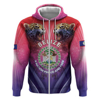 Belize 44th Independence Anniversary Zip Hoodie Stronger Together Rising Forever - Wonder Print Shop