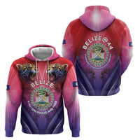 Belize 44th Independence Anniversary Zip Hoodie Stronger Together Rising Forever - Wonder Print Shop