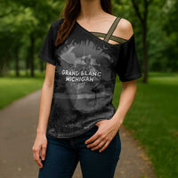 Pray For Michigan Cross Shoulder Shirt No More Violence - Wonder Print Shop