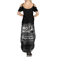 Pray For Michigan Family Matching Summer Maxi Dress and Hawaiian Shirt No More Violence - Wonder Print Shop