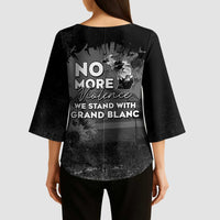 Pray For Michigan Kimono Sleeve Blouse No More Violence - Wonder Print Shop